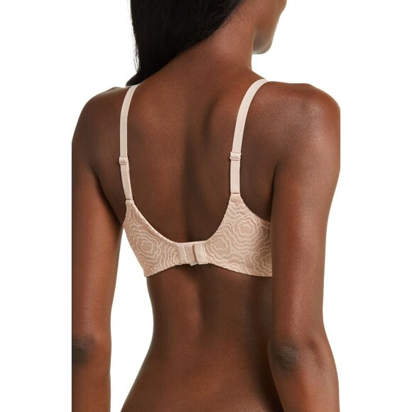 🆕CHANTELLE C Jolie Wireless Full Coverage T-Shirt Bra 36DD Beige #13BQ9 - Picture 3 of 11